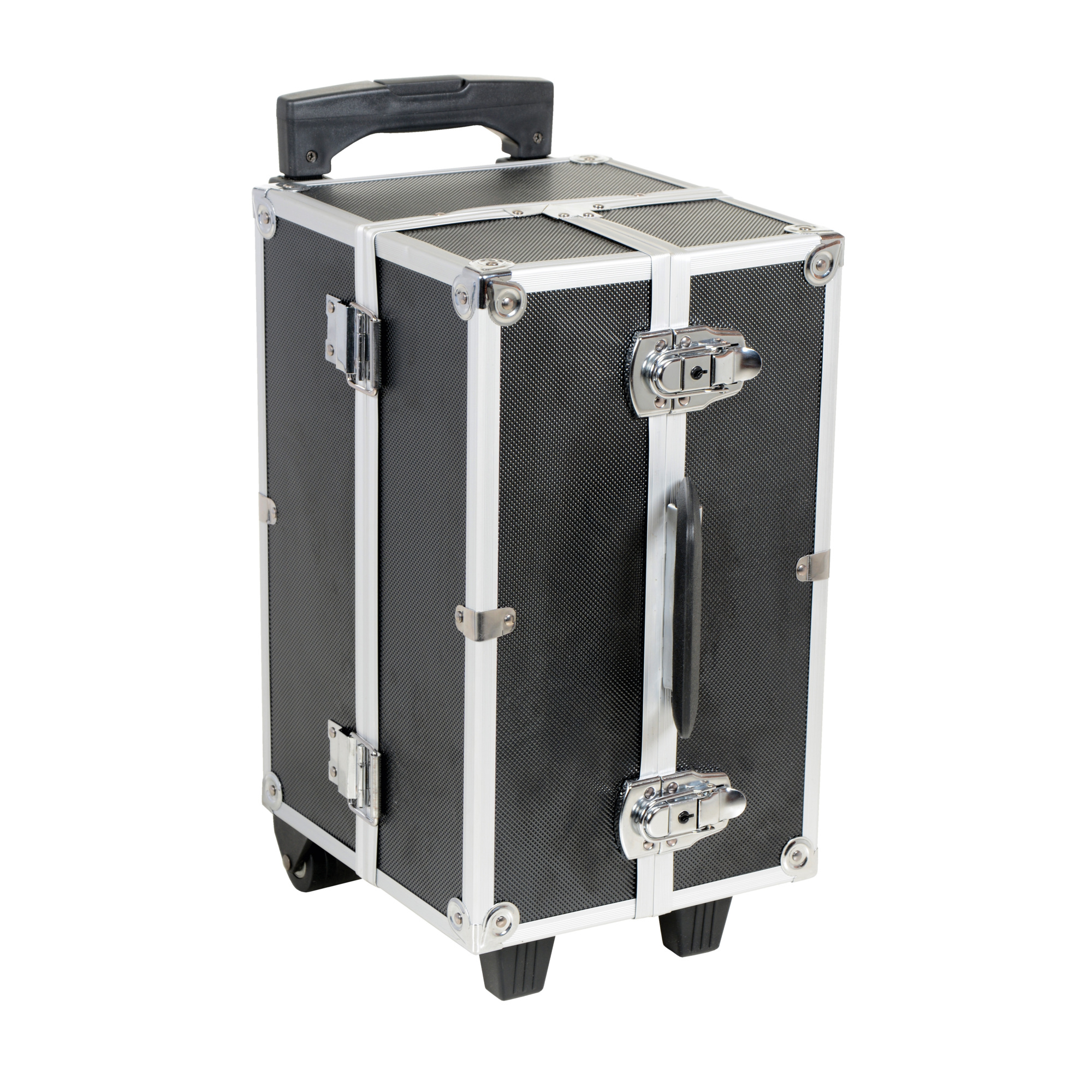 Vestil Aluminum Frame Case with Foam Lining - 18in. x 11in. x 9in., Reinforced Corners, Heavy-Duty Hinges, Model# CASE-F